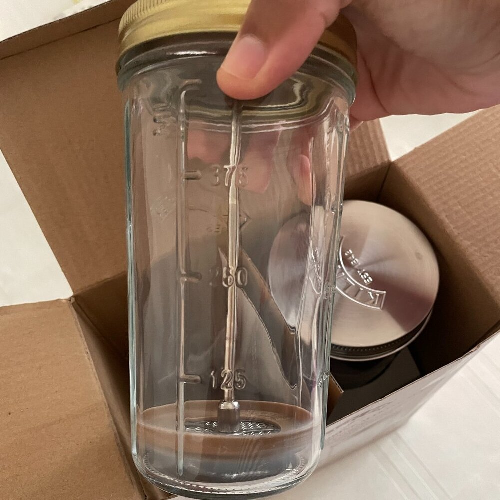 FIRM. New! Kilner Glass Nut Drink Making Set - Picture 5 of 12